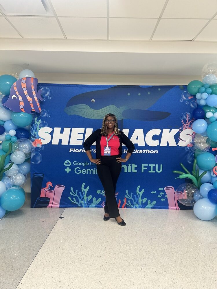 Presenting EcoSort at ShellHacks 2025